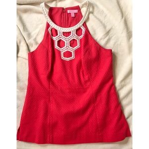 Lilly Pulitzer Coral Blouse